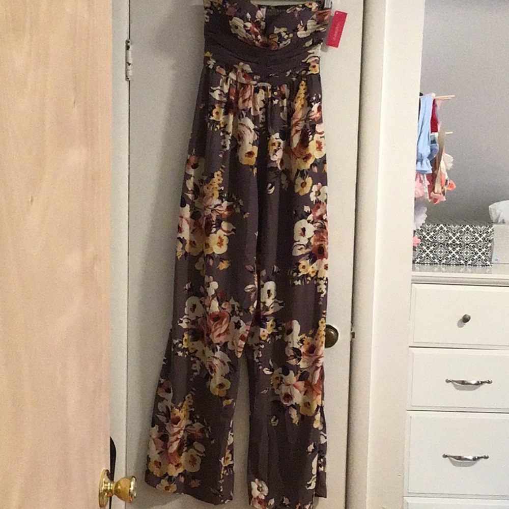Floral jumpsuit